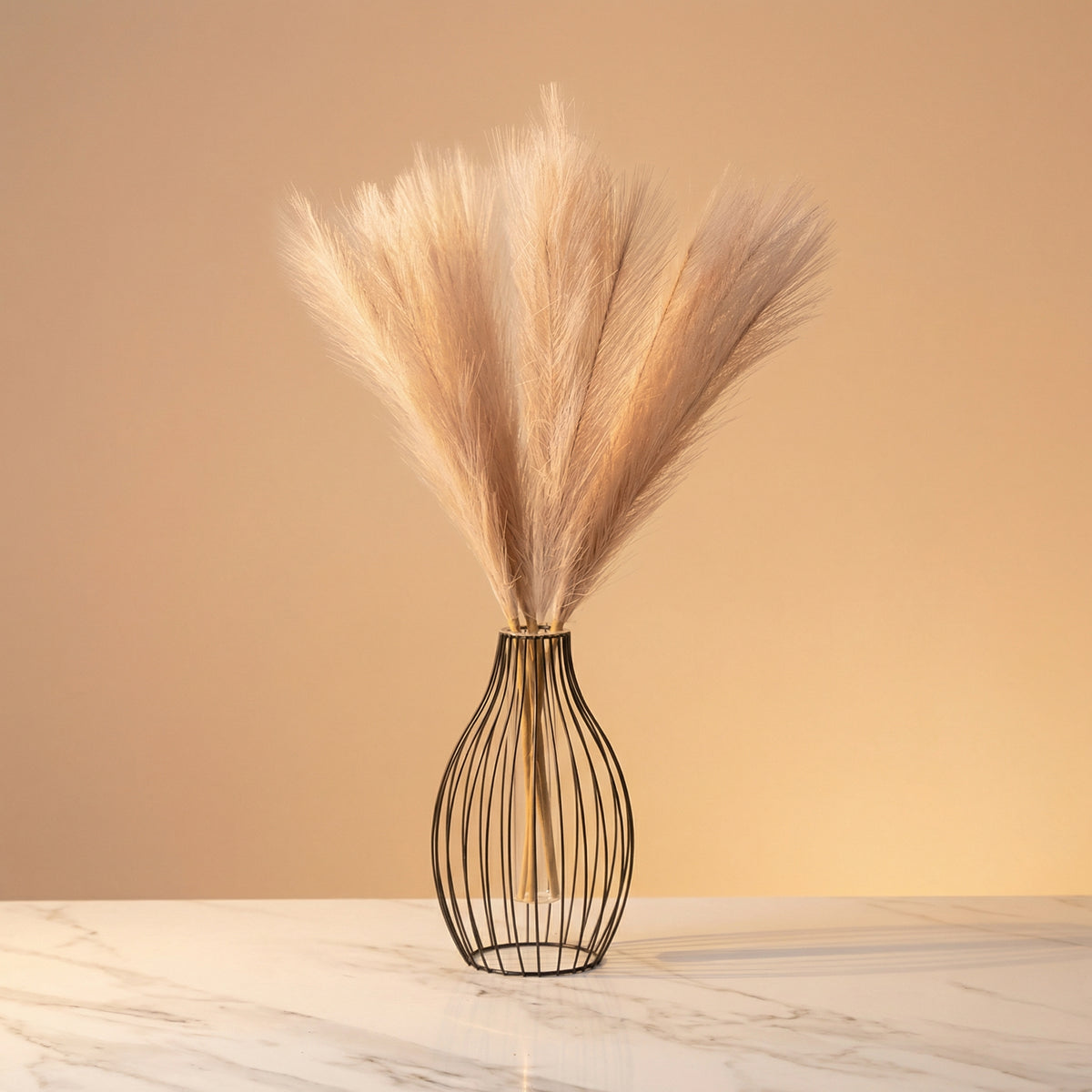 Pampas  97 cm (3 tiges)- Crème